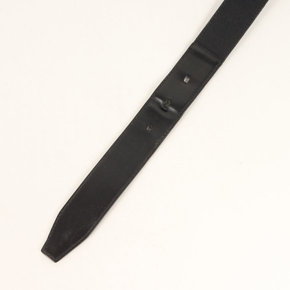 GUCCI Reversible Square Buckle GG Canvas and Leather Belt, Size 32 (121295), ...